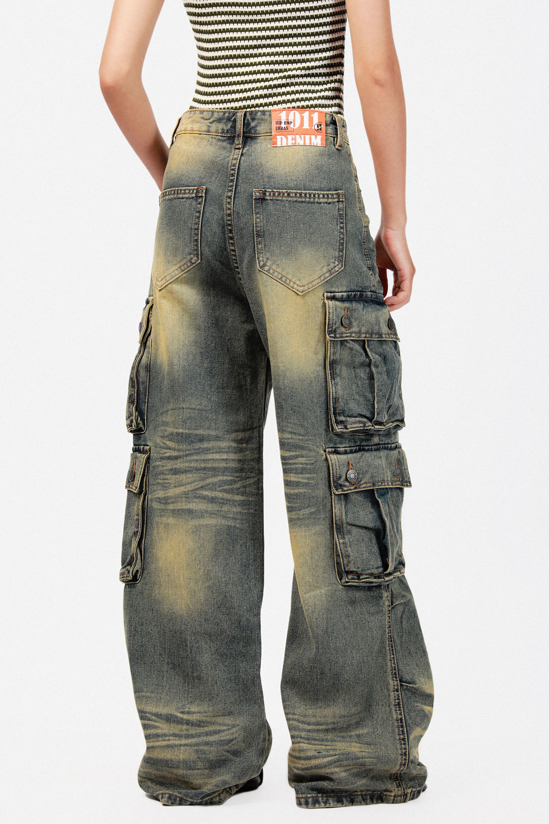 【YOURNUS】Justin Retro Cargo Denim Shop Vibrant Zip-Off Cargo Jort Denim XPT256 blue | SNIPES USA